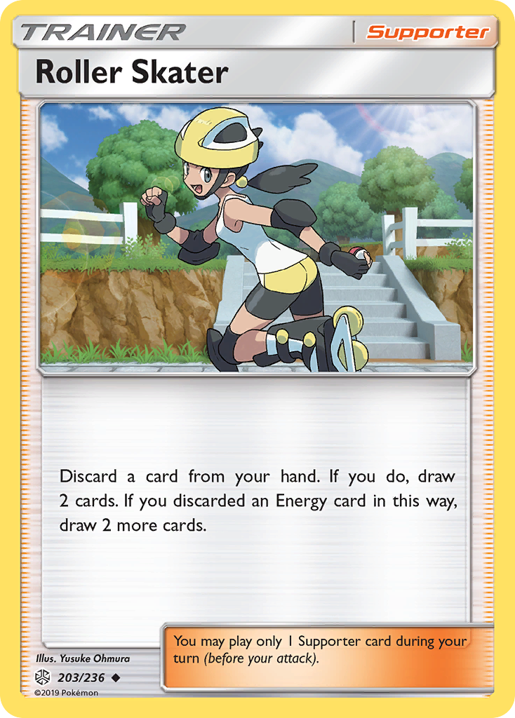 Roller Skater (203/236) [Sun & Moon: Cosmic Eclipse] | All Aboard Games