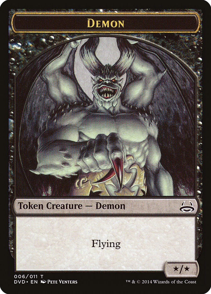 Demon Token (Divine vs. Demonic) [Duel Decks Anthology Tokens] | All Aboard Games