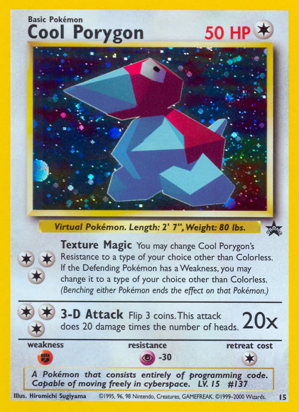 Cool Porygon (15) [Wizards of the Coast: Black Star Promos] | All Aboard Games