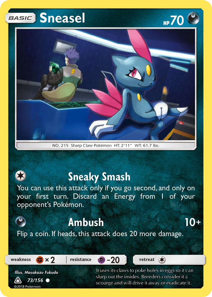 Sneasel (73/156) [Sun & Moon: Ultra Prism] | All Aboard Games