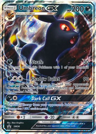 Umbreon GX (SM36) (Jumbo Card) [Sun & Moon: Black Star Promos] | All Aboard Games