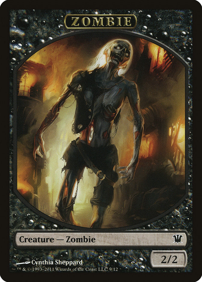 Zombie (9/12) [Innistrad Tokens] | All Aboard Games