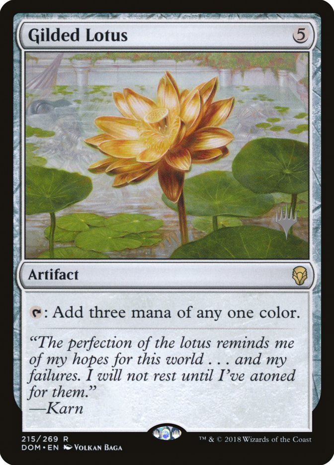 Gilded Lotus (Promo Pack) [Dominaria Promos] | All Aboard Games