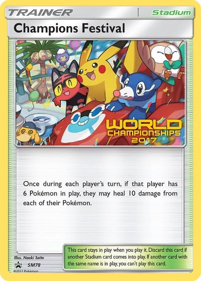 Champions Festival (SM78) (2017) [Sun & Moon: Black Star Promos] | All Aboard Games