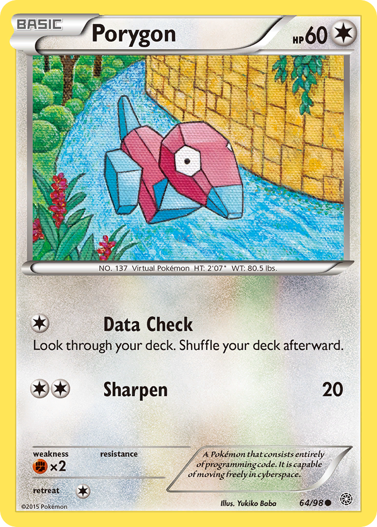 Porygon (64/98) [XY: Ancient Origins] | All Aboard Games