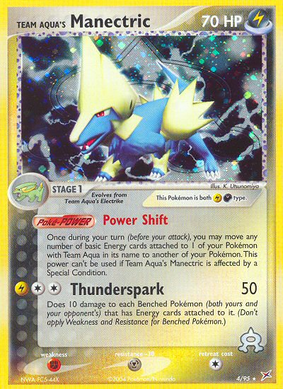 Team Aqua's Manectric (4/95) [EX: Team Magma vs Team Aqua] | All Aboard Games