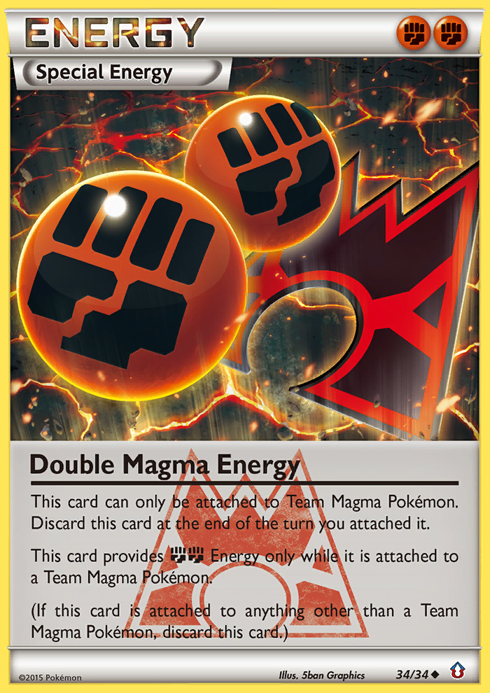 Double Magma Energy (34/34) [XY: Double Crisis] | All Aboard Games