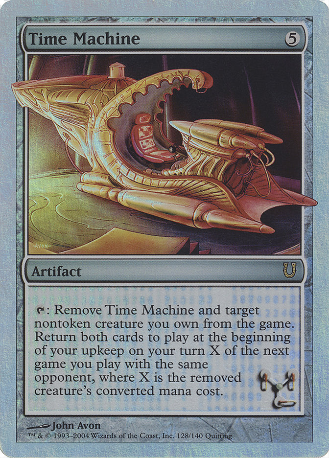 Time Machine (Alternate Foil) [Unhinged] | All Aboard Games