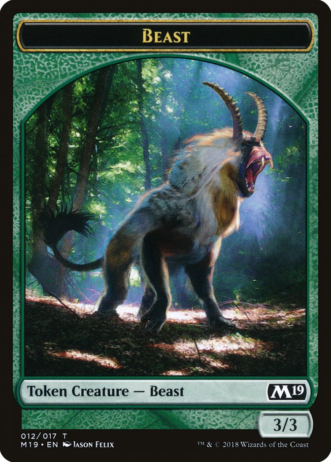 Beast [Core Set 2019 Tokens] | All Aboard Games