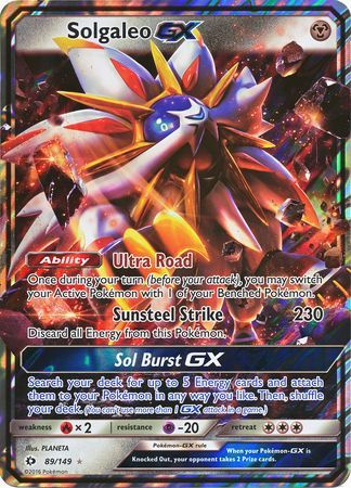 Solgaleo GX (89/149) (Jumbo Card) [Sun & Moon: Base Set] | All Aboard Games