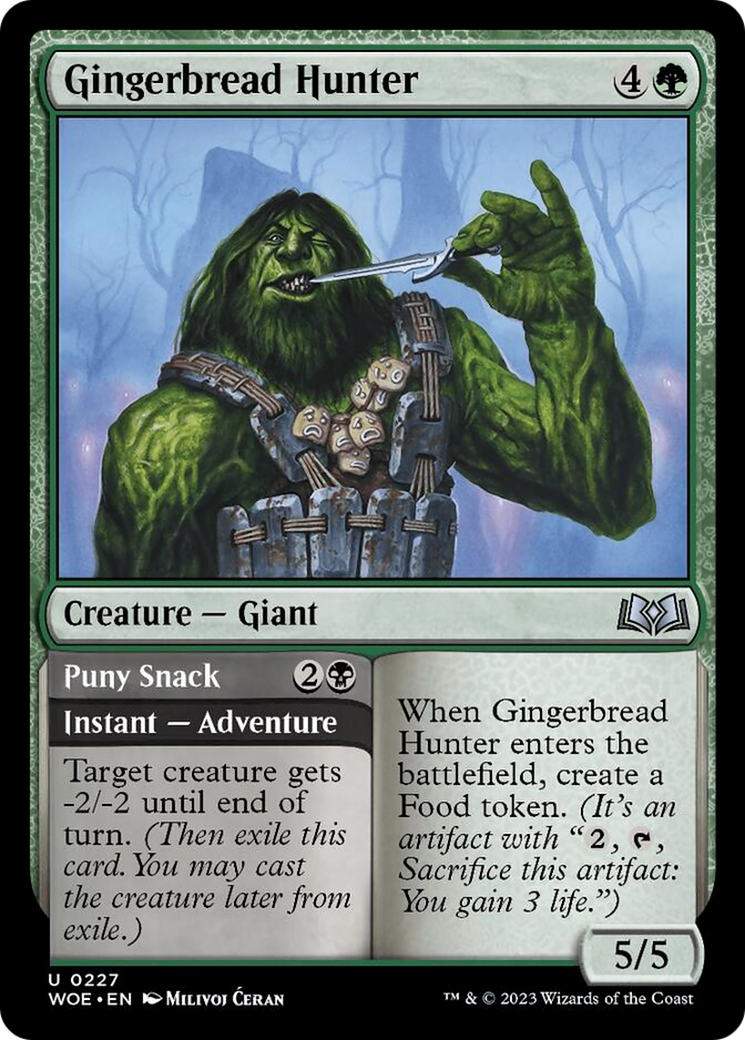 Gingerbread Hunter // Puny Snack [Wilds of Eldraine] | All Aboard Games
