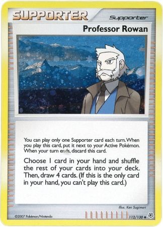 Professor Rowan (112/130) (Cosmos Holo) [Diamond & Pearl: Base Set] | All Aboard Games