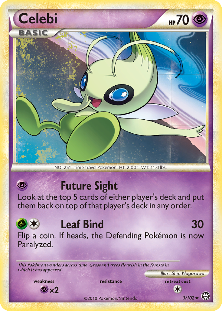 Celebi (3/102) [HeartGold & SoulSilver: Triumphant] | All Aboard Games