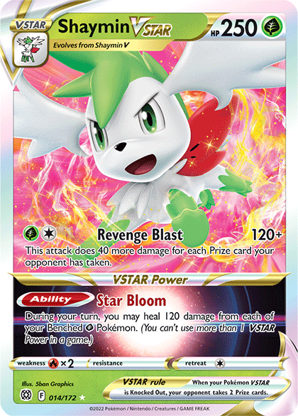 Shaymin VSTAR (014/172) [Sword & Shield: Brilliant Stars] | All Aboard Games