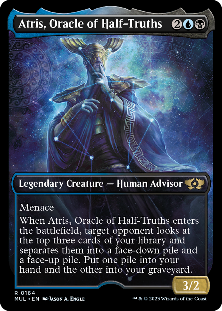 Atris, Oracle of Half-Truths (Halo Foil) [Multiverse Legends] | All Aboard Games