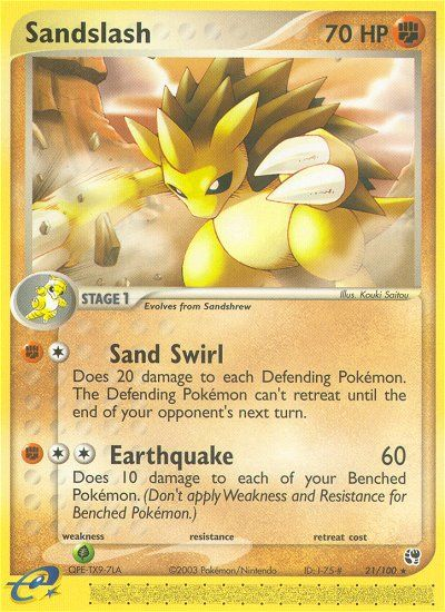 Sandslash (21/100) [EX: Sandstorm] | All Aboard Games