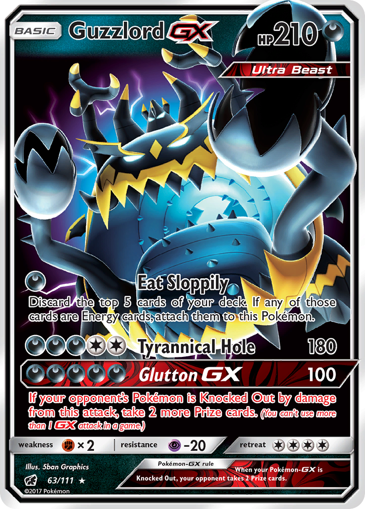 Guzzlord GX (63/111) [Sun & Moon: Crimson Invasion] | All Aboard Games