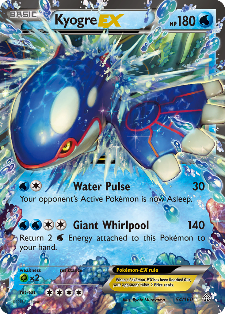 Kyogre EX (54/160) [XY: Primal Clash] | All Aboard Games