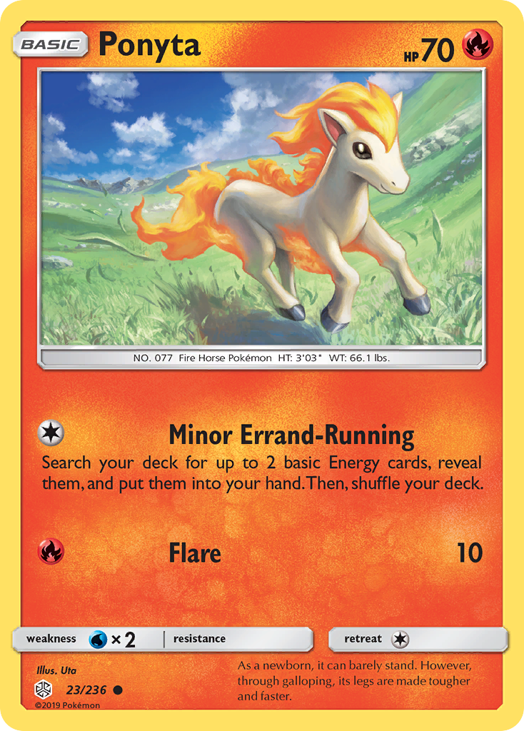 Ponyta (23/236) [Sun & Moon: Cosmic Eclipse] | All Aboard Games