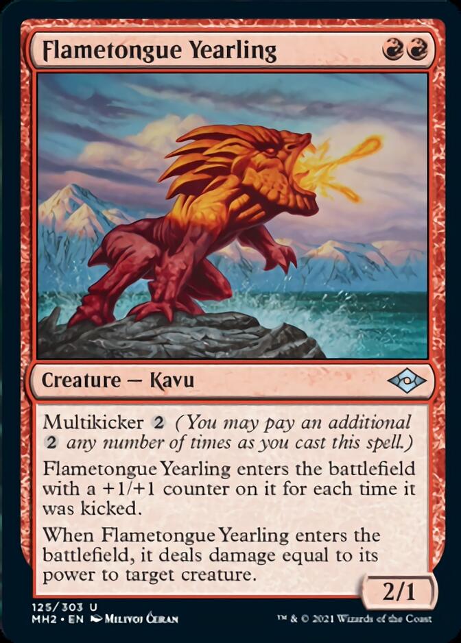 Flametongue Yearling [Modern Horizons 2] | All Aboard Games