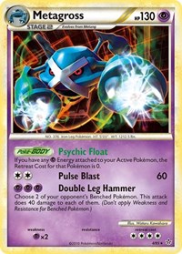 Metagross (4/95) (Cracked Ice Holo) (Theme Deck Exclusive) [HeartGold & SoulSilver: Unleashed] | All Aboard Games