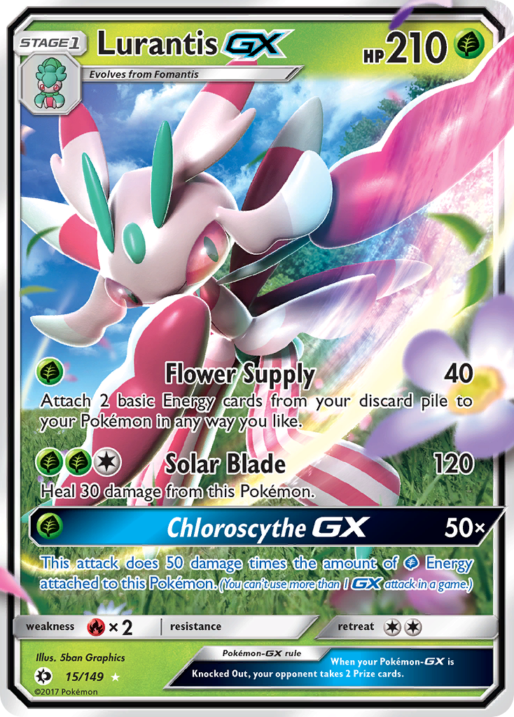 Lurantis GX (15/149) [Sun & Moon: Base Set] | All Aboard Games