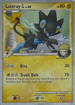 Luxray GL LV.48 (9/111) (Happy Luck - Mychael Bryan) [World Championships 2010] | All Aboard Games