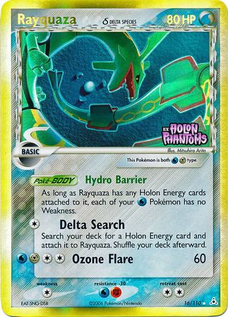 Rayquaza (16/110) (Delta Species) (Stamped) [EX: Holon Phantoms] | All Aboard Games