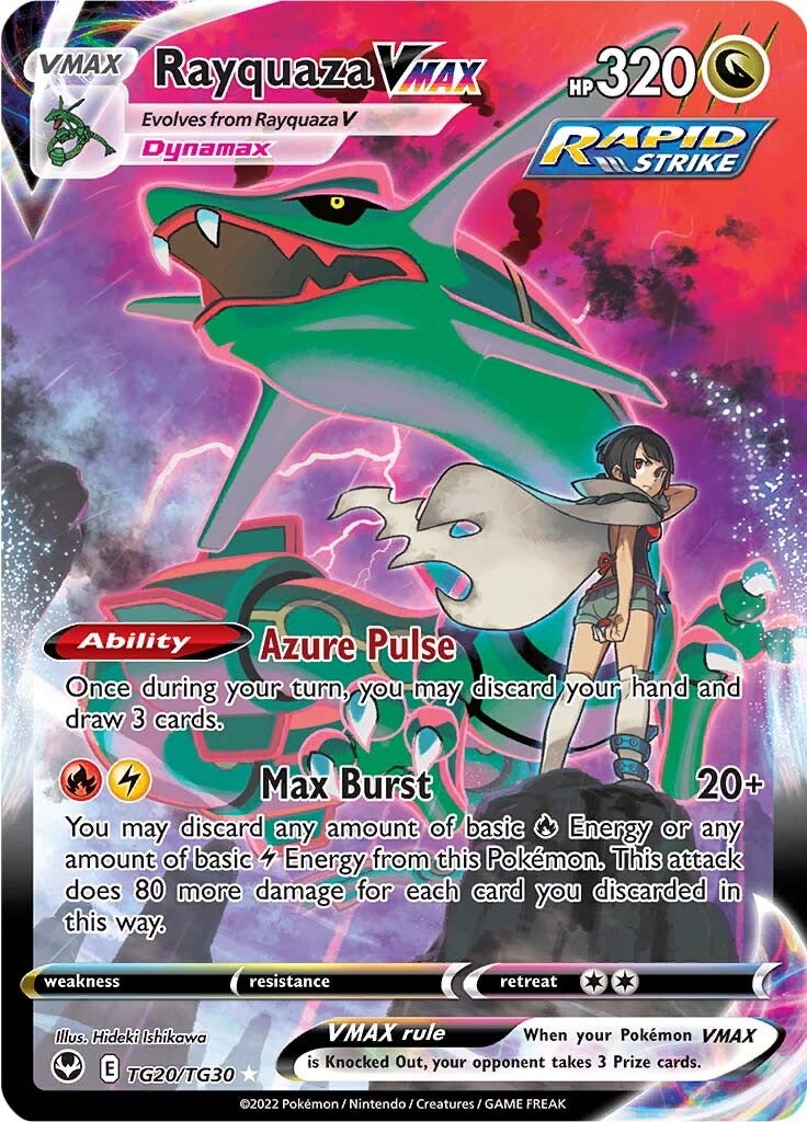 Rayquaza VMAX (TG20/TG30) [Sword & Shield: Silver Tempest] | All Aboard Games