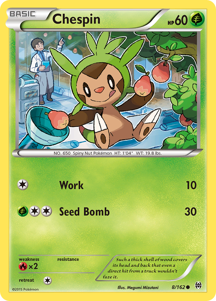 Chespin (8/162) [XY: BREAKthrough] | All Aboard Games