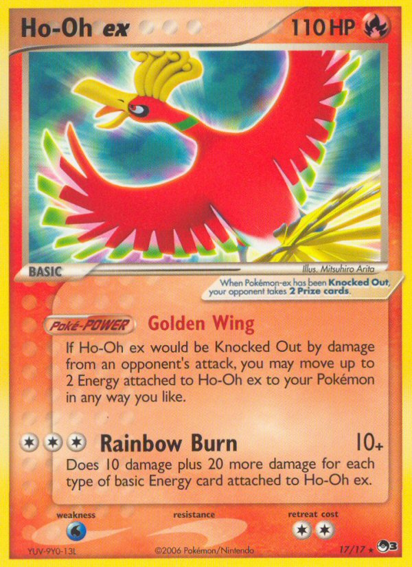 Ho-Oh ex (17/17) (Holo) [POP Series 3] | All Aboard Games