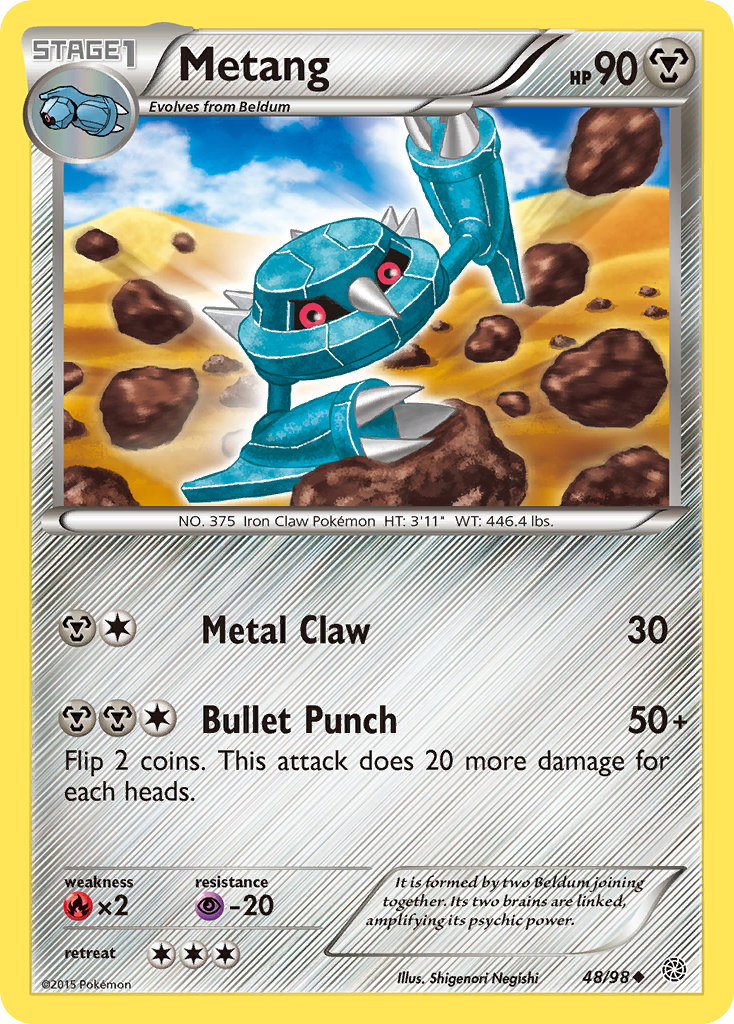 Metang (48/98) [XY: Ancient Origins] | All Aboard Games