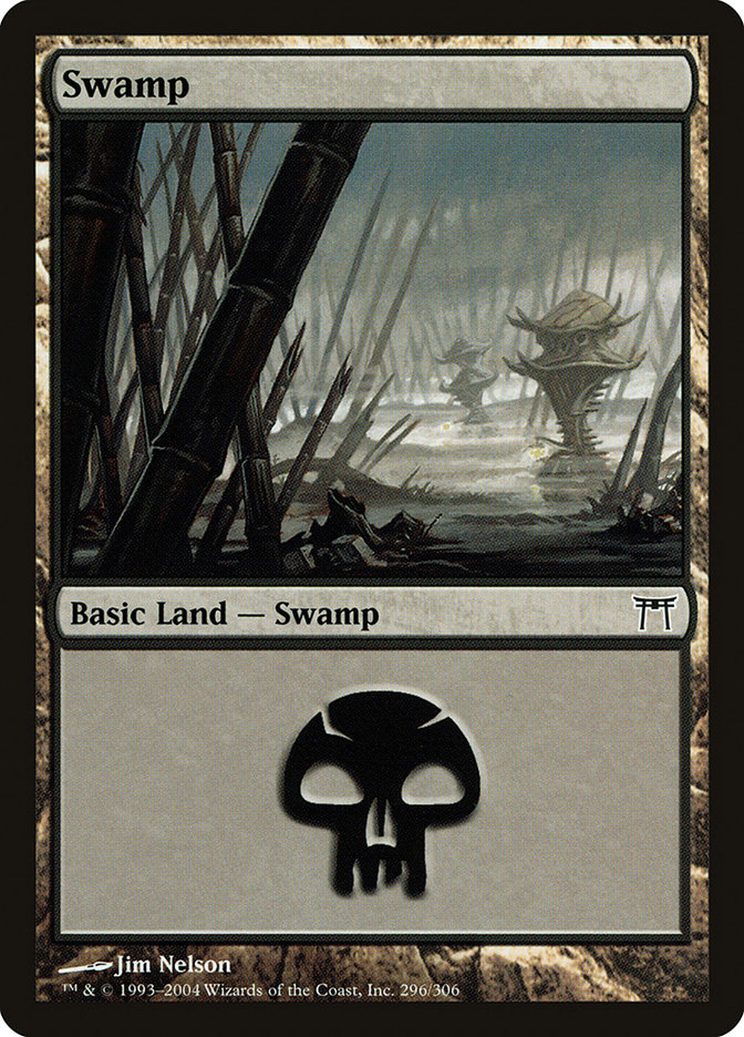 Swamp (296) [Champions of Kamigawa] | All Aboard Games