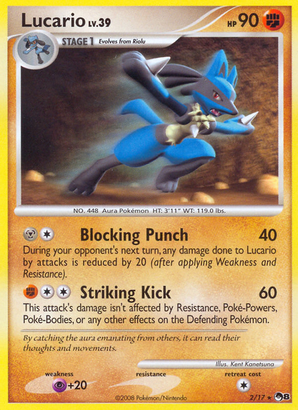 Lucario (2/17) [POP Series 8] | All Aboard Games