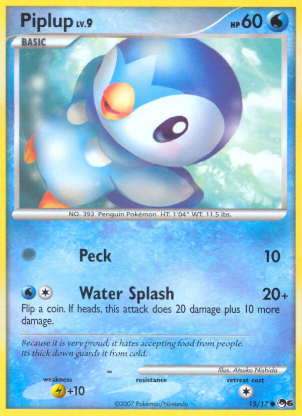 Piplup (15/17) [POP Series 6] | All Aboard Games