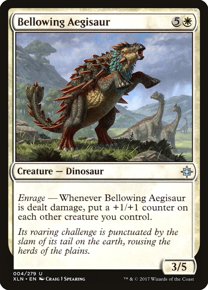 Bellowing Aegisaur [Ixalan] | All Aboard Games