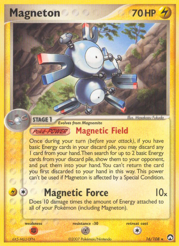 Magneton (16/108) [EX: Power Keepers] | All Aboard Games