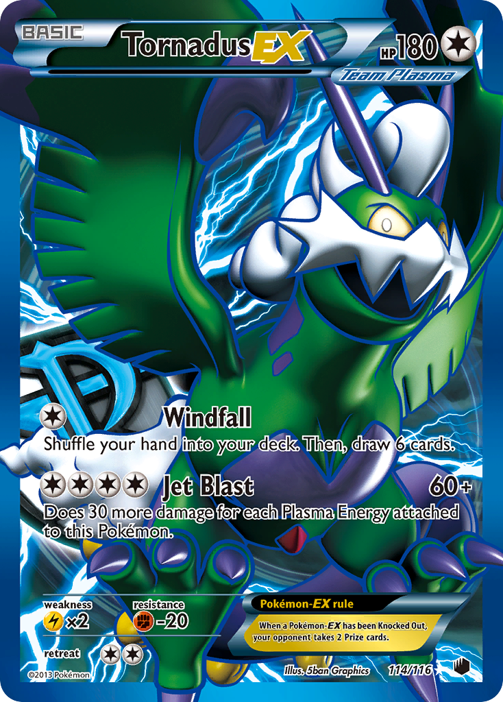 Tornadus EX (114/116) [Black & White: Plasma Freeze] | All Aboard Games