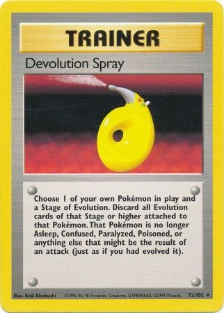 Devolution Spray (72/102) [Base Set Unlimited] | All Aboard Games