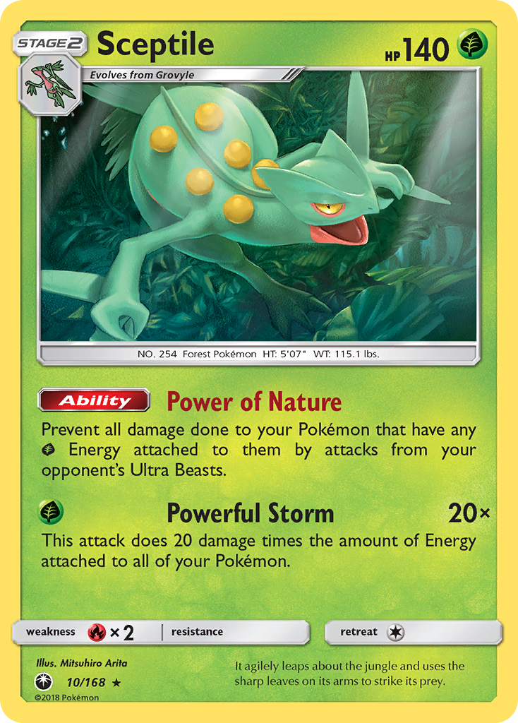 Sceptile (10/168) [Sun & Moon: Celestial Storm] | All Aboard Games