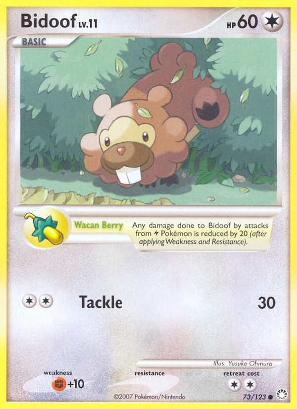 Bidoof (73/123) [Diamond & Pearl: Mysterious Treasures] | All Aboard Games