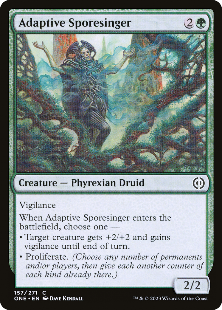 Adaptive Sporesinger [Phyrexia: All Will Be One] | All Aboard Games
