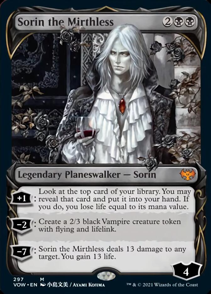 Sorin the Mirthless (Showcase Fang Frame) [Innistrad: Crimson Vow] | All Aboard Games