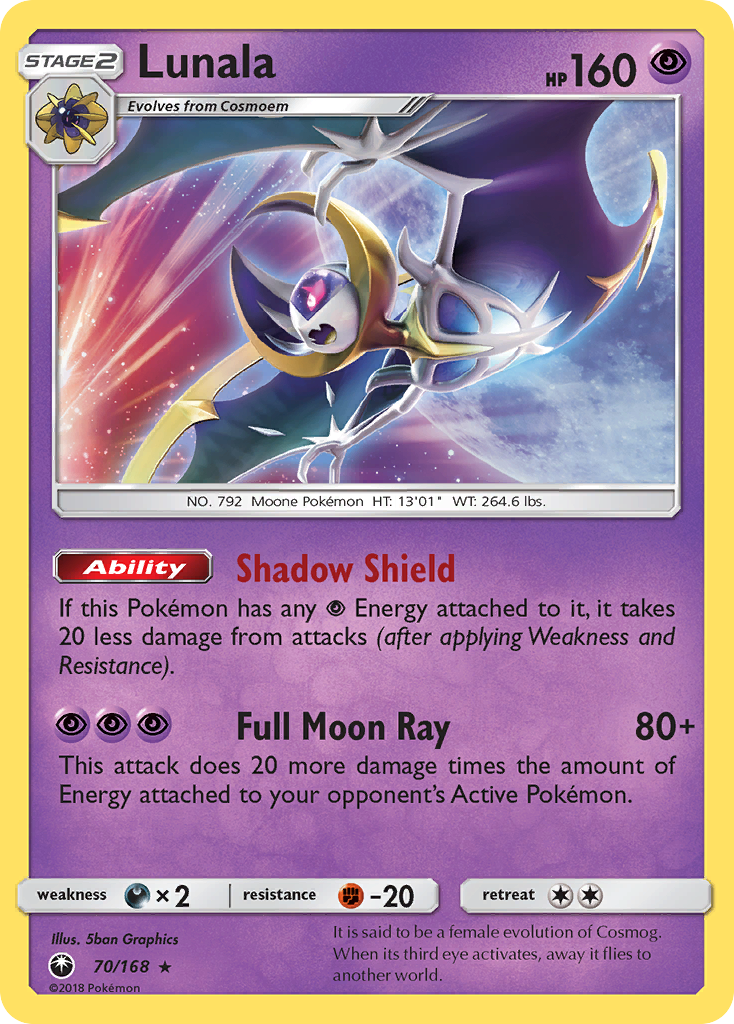 Lunala (70/168) [Sun & Moon: Celestial Storm] | All Aboard Games