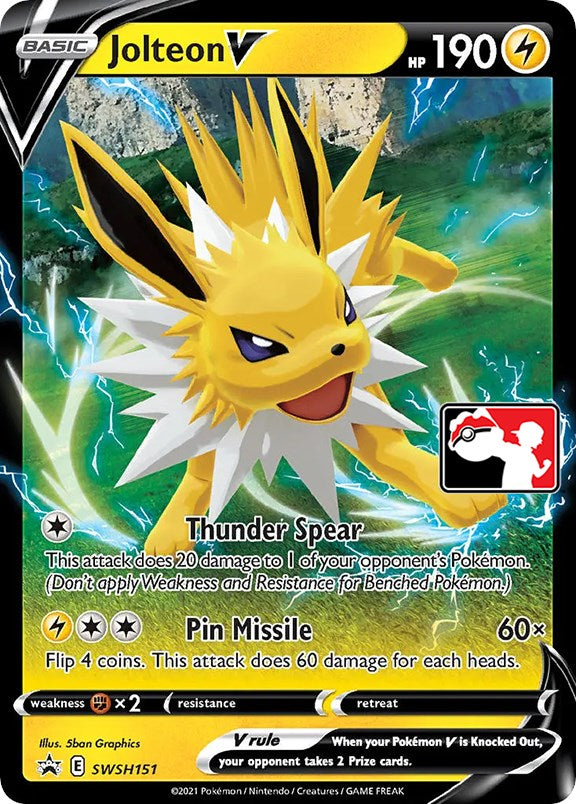 Jolteon V (SWSH151) [Prize Pack Series One] | All Aboard Games