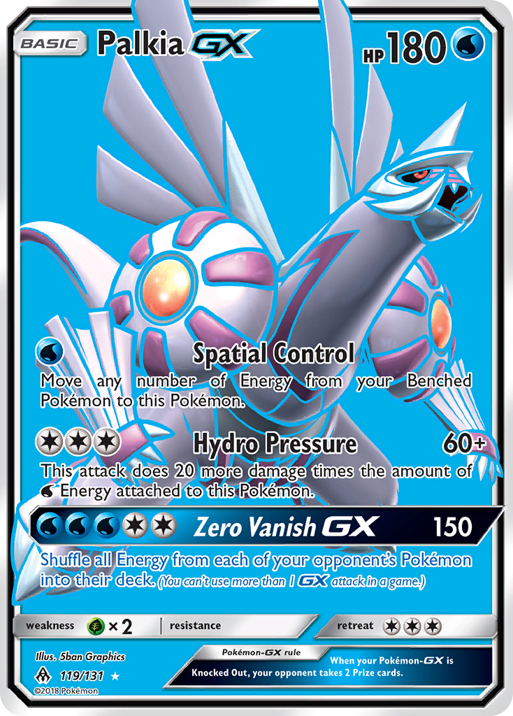 Palkia GX (119/131) [Sun & Moon: Forbidden Light] | All Aboard Games