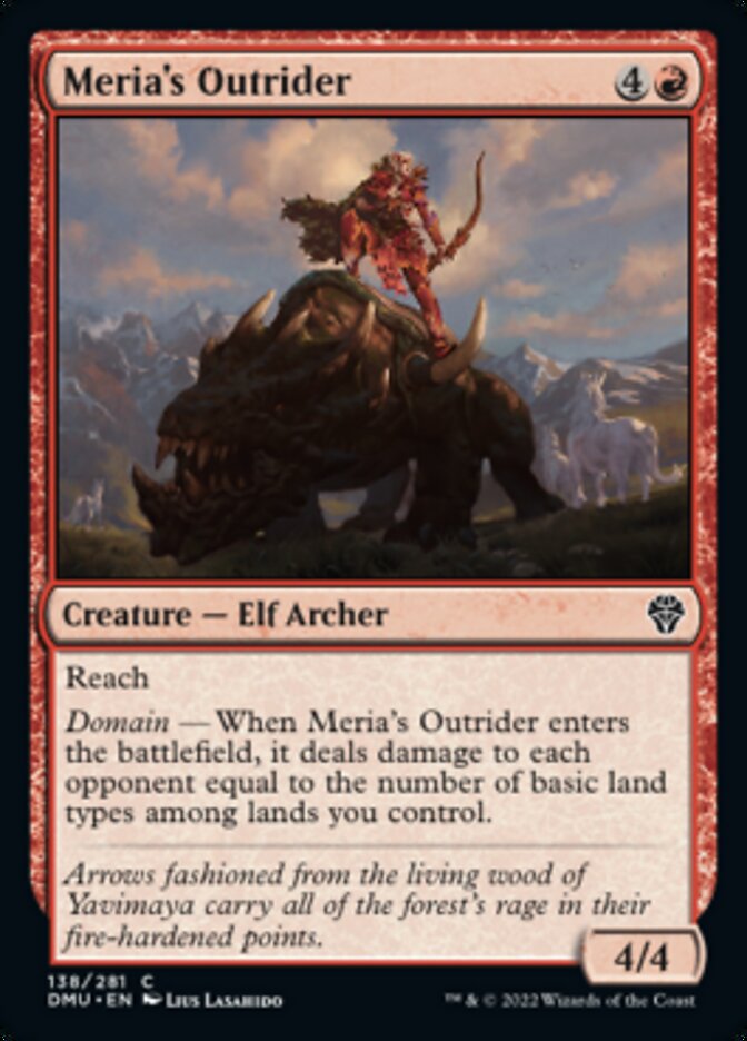 Meria's Outrider [Dominaria United] | All Aboard Games