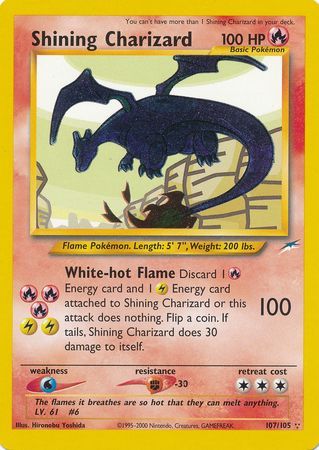 Shining Charizard (107/105) [Neo Destiny Unlimited] | All Aboard Games