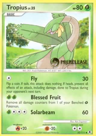 Tropius (52/111) (Prerelease Promo) [Nintendo: Black Star Promos] | All Aboard Games