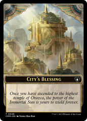 City's Blessing // Ogre Double-Sided Token [Commander Masters Tokens] | All Aboard Games